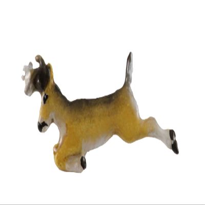 Handcrafted Hand Painted Whitetail Deer Leaping Small Magnet Hunters Gift for Personalizing Home Office School Classroom Fridge Whiteboard Locker - Made in USA - SKU MP006MAG