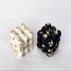 Bubble cube Soy candle, Handmade Candle Decorated with Gold Flakes (White, VANILLA) view 1