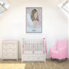 Abstract Angel Painting - Kids Room Dcor - Angel Wall Prints - Angel Abstract Print-Angel Art-Angel Art-Angel Painting-Guardian Angel (Giclee Canvas, 9x12 Inches) view 2