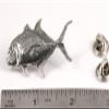 Handcrafted Antique Pewter Jack Crevalle Magnet Gift for Fishermen Home Office Refrigerator Whiteboard Locker Tackle Tool Box - Made in United States - SKU S026MAG view 2