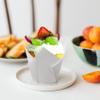 200pcs Tulip Cupcake Liners, Standard Greaseproof Paper Baking Cups Muffin Liners Holders Perfect for Bridal Showers, Baby Showers, Birthday Parties, Banquets, and Catering Events (White) view 4