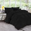 1 PC Goose Down Pinch Pleated Comforter with Corner Tabs 100% Organic Cotton 500 GSM Cotton Fill Power - Grey King/Cal King Size - Fluffy Baffle Box Design Light Weight Comforter Only view 2