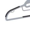 Amazon Basics Space Saving Non-Slip Rubber Coated Plastic Hangers with 360 Swivel Hook, Thin, Gray, Pack of 50 view 4