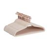 Amazon Basics Space Saving Slim Velvet Non-Slip Suit Clothes Hangers, Sturdy Construction, Closet Organizer, Pack of 50, Blush Pink/Rose Gold view 1