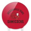 Acrylic Jacksonville State University Gamecocks Cake Topper Party Decoration for Wedding Anniversary Birthday Graduation view 3