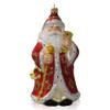 2.75" Limited Edition Kurt Adler Christmas Ornament, Santa Claus Hand Blown Glass Decoration for Holiday Gifts, Made in Poland view 1