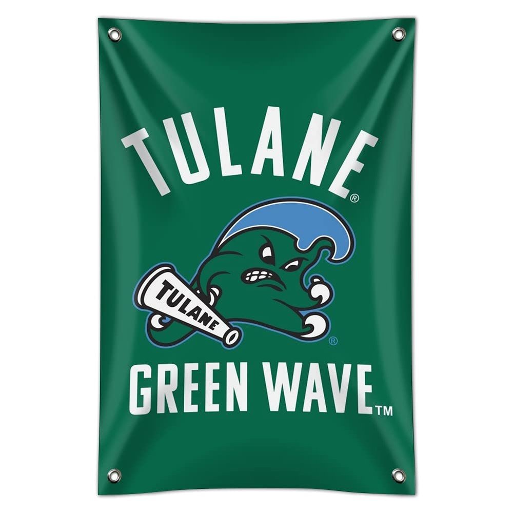 Tulane University Green Wave Home Business Office Sign