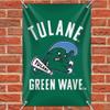 Tulane University Green Wave Home Business Office Sign view 2