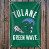 Tulane University Green Wave Home Business Office Sign view 3