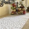 Zen Creative Designs Christmas Heavy Brocade Table Runner Kitchen Holiday Party Venue Table Decor (12" by 90", Silver Candy Canes) view 2