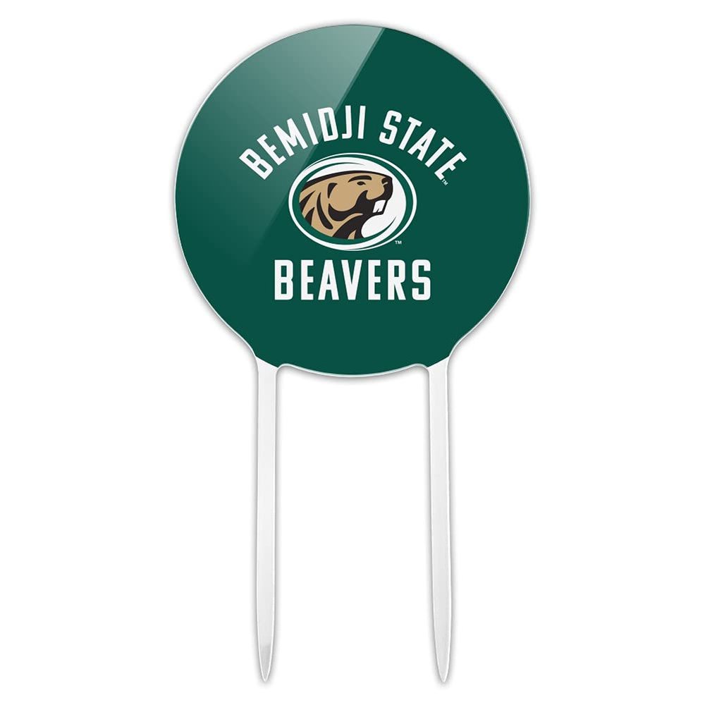 Acrylic Bemidji State University Beavers Cake Topper Party Decoration for Wedding Anniversary Birthday Graduation