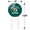 Acrylic Bemidji State University Beavers Cake Topper Party Decoration for Wedding Anniversary Birthday Graduation view 2
