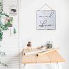 Aihesui Wood Sign Hanging Home Wall Decoration Set Your Mind on Things Above Bible Verse Wall Art Plaque for Living Room Kitchen Batheroom Bedroom Office School 12x12inch view 4
