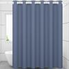 ZYCSKTL Bathroom Curtains Modern and Simple Pure Color Bathroom Shower Curtain, Thickened Waterproof Partition Privacy Bathtub Curtain, Shower Supplies (Color : Blue, Size : 150 * 200cm) view 1