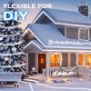 80FT LED Rope Light, Cuttable Waterproof Indoor Outdoor Clear Tube Light Plug in, 864 Daylight White LEDs 110V 6000K Flexible Connectable for Christmas Patio Outside Balcony Garden Bedroom Trees Decor view 3