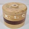 Antique Nautical Wooden Salt Box for Kitchen or Dining Table Spice and Herb Container for Salt & Pepper, Spices Rack view 2
