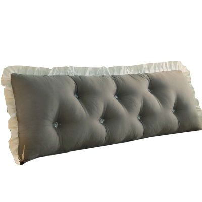 Backrest Pillows for Sitting in Bed Kids, Large Backrest Cushion Back Support, Reading Pillow Lumbar Pad, Ultra Soft Fluffy Cover with Zipper, for Day Bed Bunk Bed