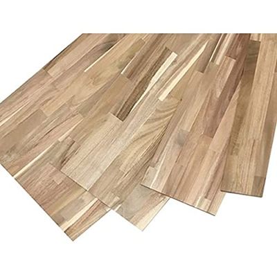 Acacia Laminated Wood Shelf, Length 23.6 inches (600 cm), Width 7.9 inches (200 cm), Thickness 0