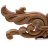 DUO ER Lovely Floral Wood Carved Decal Appliques Frame Wall Doors Furniture Woodcarving Decorative Wooden Figurines Crafts view 3