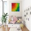ABSTRACT RAINBOW ART - Rainbow Wall Print - Multicolor Wall Art - Colorful Art Print - Abstract Art - Giclee Paper Prints (Giclee Canvas, 18x24 Inches) view 4