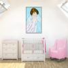 Abstract Angel Painting - Angel Abstract Print - Watercolor Angel Art - Christmas Angel Art - Angel Wall Prints - Angel Canvas Art (Giclee Canvas, 18x24 Inches) view 3