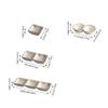 Ice Cream Porcelain Bowl-Snack Bowl Dessert Salad Bowl for Microwave Oven Dishwasher Refrigerator 4 Pieces (Color : C) view 2