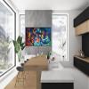 Abstract Wall Art Extra Large Palette Knife Hand Painted Textured Acrylic Painting on Canvas Modern Oversize Abstract Wall Art (Giclee Canvas, 18x24 Inches) view 4