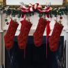 Littryee 4 Stockings, 18" Stockings, Knit Stockings, Large Size Knitted Socks, for Family Holiday Decorations, Off W.hite or Burgundy view 3