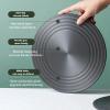 11.0inch Heat Diffuser Aluminium Alloy Induction Diffuser Plate for Electric Gas Stove Induction Cooktop Heat Diffuser Cooking Induction Adapter Hob Ring Plate Quick Defrosting Board view 2