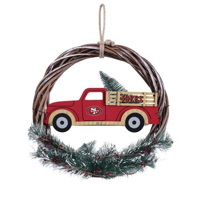 FOCO San Francisco 49ers NFL Wreath with Truck