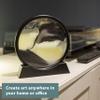 Funtime Gifts Mesmerizing Sandscape Art Frame - Unique Gravity-Driven Home Decor view 4