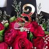 Elegant Mirror Acrylic Wedding Standing Table Numbers,Wedding Table Numbers Sign, Mirrored Wedding Table Decor (Gold, 1-20) view 4