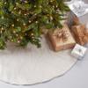 SARO LIFESTYLE Diamond Stitched Tree Skirt, Natural, 72", (9622.N72R) view 1