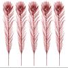 Queens of Christmas Peacock Feather Pick, Red view 1
