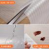 17.5 Inches x 20 Ft Refrigerator Liners Shelf Liner, Fridge Liners Non Slip Washable, Drawer Liners Non Adhesive Waterproof, Durable Fridge Mats for Glass Shelves, Cupboard, Pantry, Clear view 4