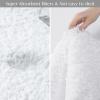 Ashler Bathroom Rugs Sets 2 Piece, White Bath Rugs 2 Pack, Water Absorbing Bath Mats, Soft Rectangle Bathroom Carpet, Machine Washable - 17x24 & 24x36 view 4