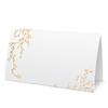 Golden Leaf Food Tent Labels - 25 Pack Wedding & Banquet Table Cards - Perfect for Place Cards, Buffet Food Labels (FZ-a07) view 1
