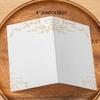 Golden Leaf Food Tent Labels - 25 Pack Wedding & Banquet Table Cards - Perfect for Place Cards, Buffet Food Labels (FZ-a07) view 2