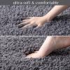 Ashler Runners Bathroom Rugs Long Non Slip Rug Sets 2 Piece, Dark Grey Water Absorbing Bath Mat Ultra Soft Shower Rugs, Plush Machine Washable Bathroom Carpet, 24 x 36 & 24 x 72 inches view 3