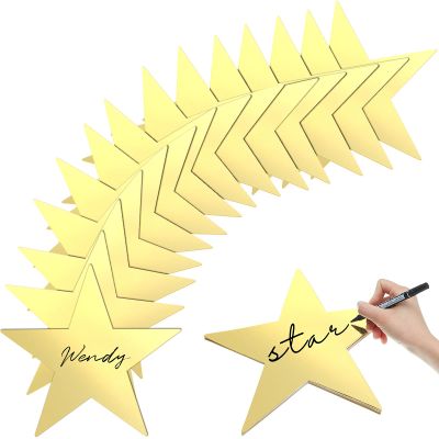 Outus 96 Pieces 11 Inch Large Gold Stars Cutouts Gold Stars Decoration Double Printed Paper Star for Movie Night Bulletin Board Decoration, Classroom Wall Party Decor Graduation Party Decorations