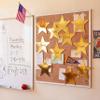 Outus 96 Pieces 11 Inch Large Gold Stars Cutouts Gold Stars Decoration Double Printed Paper Star for Movie Night Bulletin Board Decoration, Classroom Wall Party Decor Graduation Party Decorations view 4