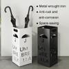 Umbrella Racks Metal Wrought Iron Umbrella Stand, Modern Simple Umbrella Bucket, Large Capacity Umbrella Storage Rack at The Entrance of A Home Hotel, with 2 Hooks (Color : Green) view 2