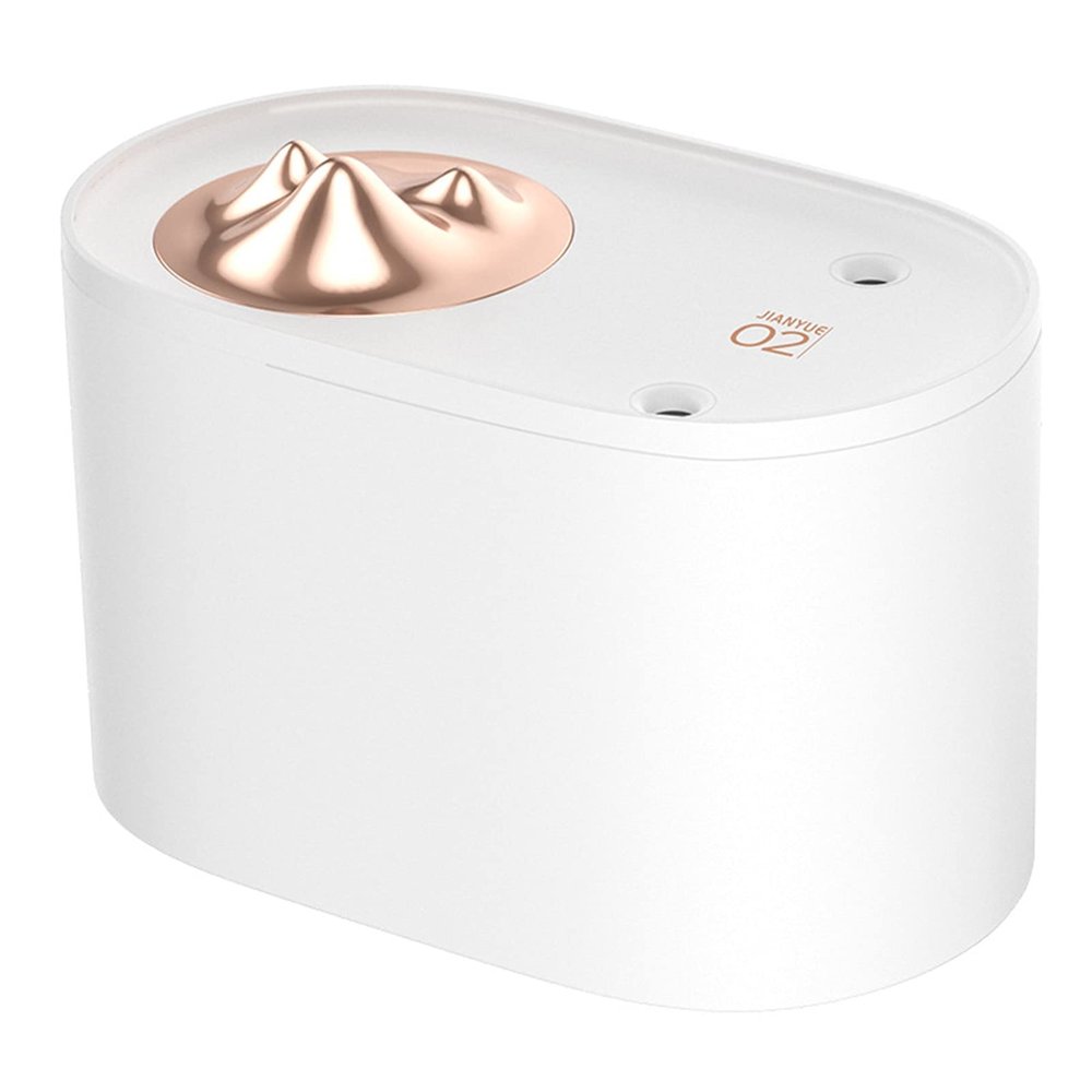 BcofoA Portable Desk humidifier, 1000ml Double-Head Spray air humidifier, Automatic Shutdown Without Water, Suitable for Business Trip to Work, Home Bedroom, White