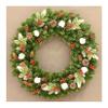 WEIGE 45/50/60/80 cm Waterproof Christmas Wreath, Artificial Christmas Wreath with Simulation of red Fruit, Pine Cones for Christmas Party Decor Indoor Outdoor - Section A 80 cm view 1