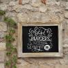 Wall Mounted Chalkboard 12 x 9.5in Vertical or Horizontal Hanging Wood Frame Message Board for Farmhouse Decor Wedding Restaurant Menu and Home,Paulownia x8,12" x 9.5" view 2