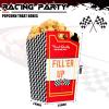 Outus 24 Pieces Two Fast Birthday Decors Race Car Fuel Can Popcorn Treat Boxes Racing Popcorn Candy Cookie Container for Birthday Baby Shower Bridal Race Car Party Favors Decorations(Red,Yellow,Blue) view 2