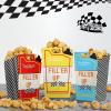 Outus 24 Pieces Two Fast Birthday Decors Race Car Fuel Can Popcorn Treat Boxes Racing Popcorn Candy Cookie Container for Birthday Baby Shower Bridal Race Car Party Favors Decorations(Red,Yellow,Blue) view 4
