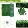 FLORALEAF 3PCS 20''20'' Artificial Boxwood Panels Topiary Hedge Plant Privacy Screen Faux Ivy Greenery Grass Backdrop Wall Dcor UV Protected for Outdoor Indoor Garden Fence Backyard view 4
