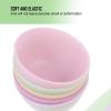 Healifty Face Mask Skin Care Facial Brush 10pcs Makeup Mixing Bowl with 10pcs Stick Set Diy Mixing Tool Kit with Silicone Face Cream Lotion Bowls Skin Care view 3