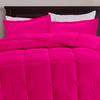 All Star Linen Hot Pink Box Stitched Down Alternative Blanket Palatial King 120x98 view 1